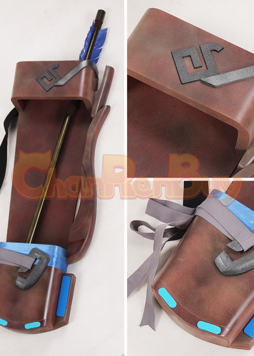 Overwatch OW Hanzo Storm Bow Arrow & Quiver Cosplay Prop-Chaorenbuy Cosplay