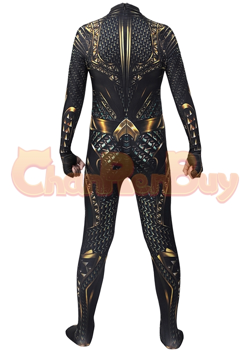 Aquaman and the Lost Kingdom Costume Cosplay Black Suit Kids Size-Chaorenbuy Cosplay