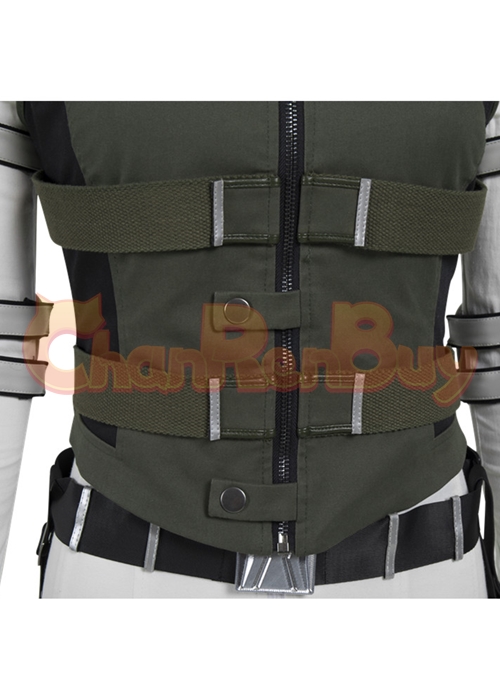 Yelena Belova Costume Black Widow Cosplay White Suit Boots Outfit-Chaorenbuy Cosplay