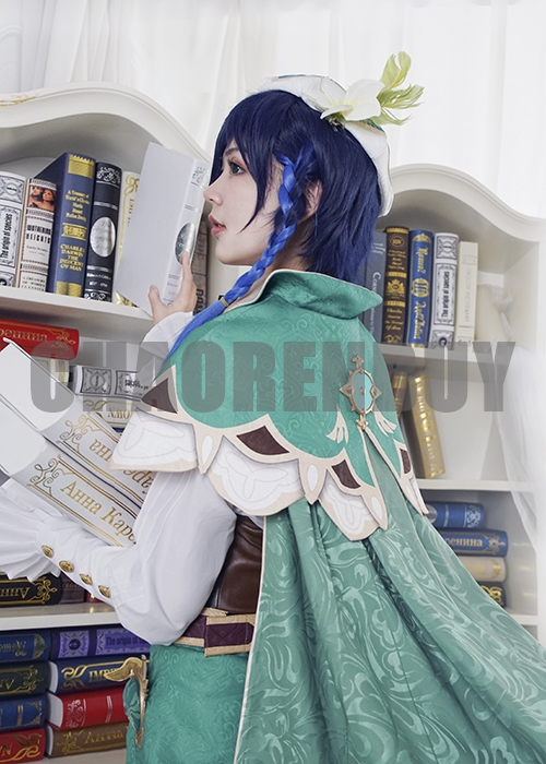 Venti Costume Genshin Impact Cosplay Suit Shoes Wig Outfit-Chaorenbuy Cosplay