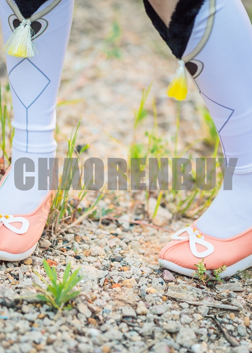 Yaoyao Costume Genshin Impact Cosplay Suit Shoes Wig Outfit-Chaorenbuy Cosplay