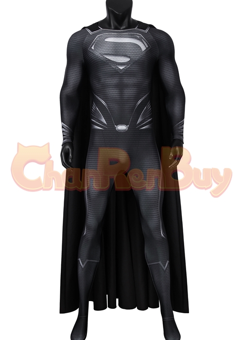 Superhero Man Costume Bodysuit Cosplay Suit Black Ver
