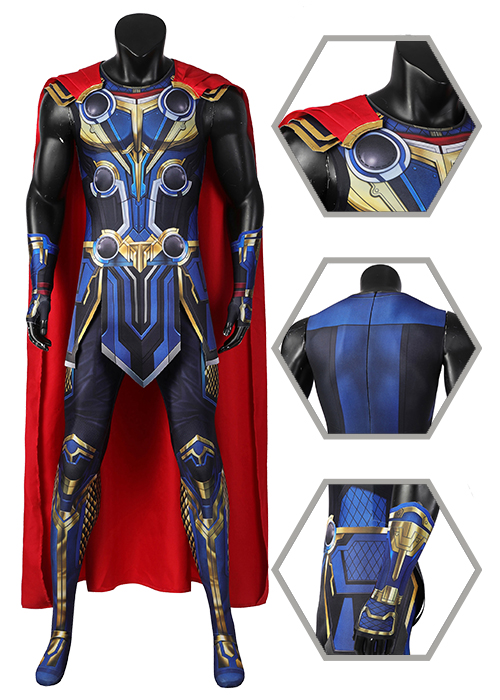 Thor Love and Thunder Costume Cosplay Jumpsuit Ver. 2-Chaorenbuy Cosplay