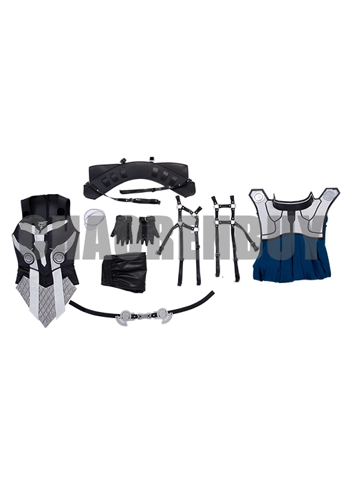 Thor 4 Love and Thunder Valkyrie Costume Cosplay Suit Boots Outfit-Chaorenbuy Cosplay