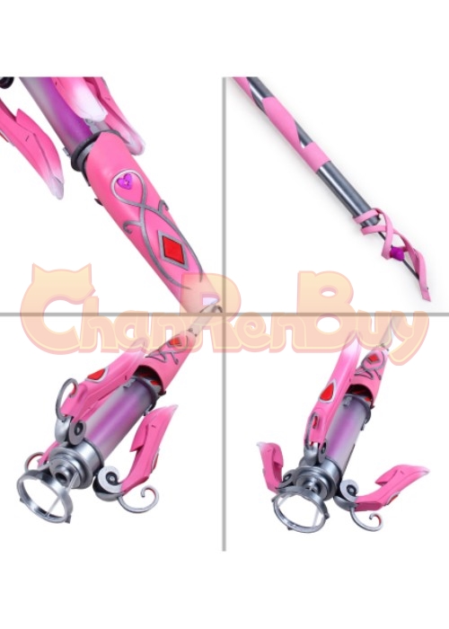 OW Pink Mercy Charity Skin Staff Cosplay Prop-Chaorenbuy Cosplay