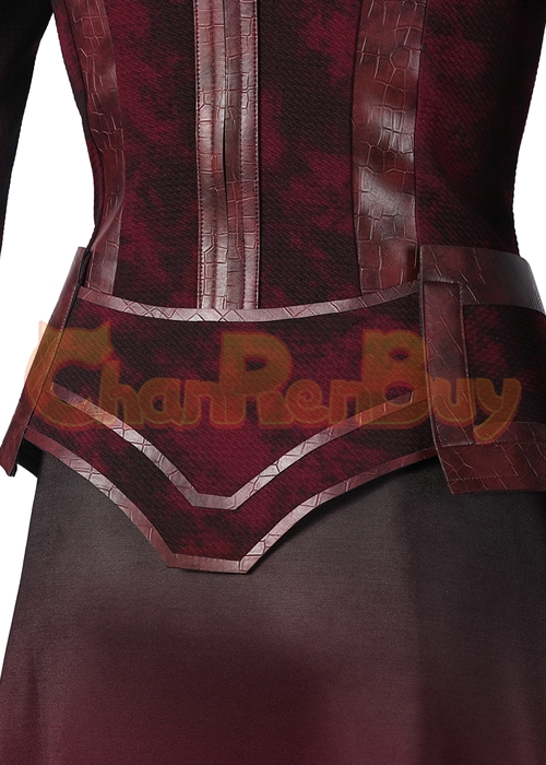 Wanda Scarlet Witch Costume Doctor Strange in the Multiverse of Madness Cosplay Suit Ver 2