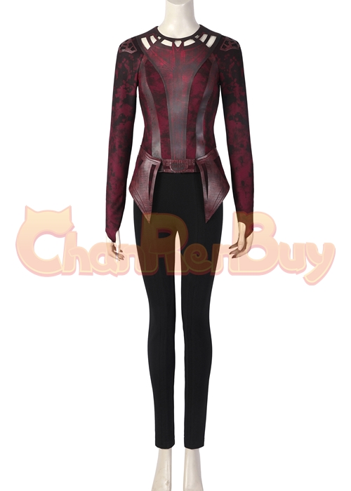 Wanda Scarlet Witch Costume Doctor Strange in the Multiverse of Madness Cosplay Suit Ver 2