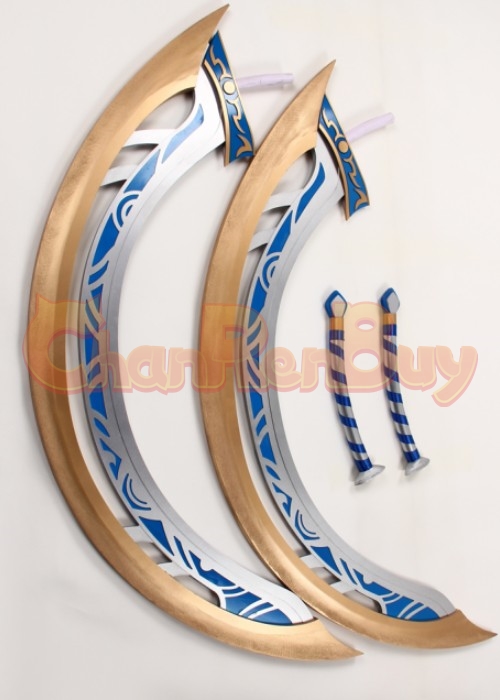 Ys Ⅷ Lacrimosa of Dana Twin Swords Cosplay Prop-Chaorenbuy Cosplay