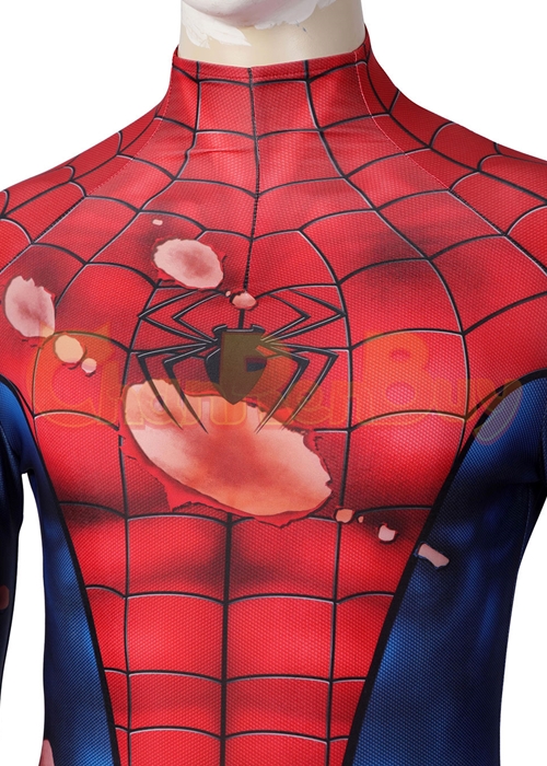 Spider Man Amazing Spider Man Negative Spider-UK Damaged Suit Cosplay Costume-Chaorenbuy Cosplay