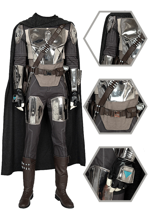 The Mandalorian Costume Star Wars Cosplay Suit Boots Outfit Ver 2-Chaorenbuy Cosplay