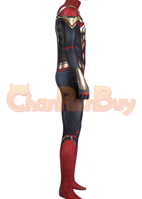 Spider Man 3 No Way Home Iron Spider Classic Black Suit Cosplay Costume-Chaorenbuy Cosplay