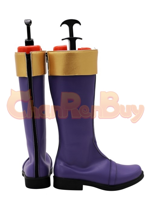 Abare Blue Shoes Bakuryu Sentai Abaranger Cosplay Boots-Chaorenbuy Cosplay