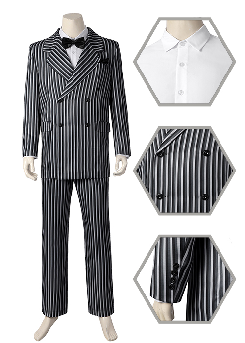 Gomez Addams Costume The Addams Family 1991 Cosplay Suit-Chaorenbuy Cosplay