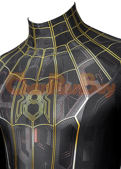 Spider Man 3 No Way Home Iron Spider Classic Black Suit Cosplay Costume-Chaorenbuy Cosplay