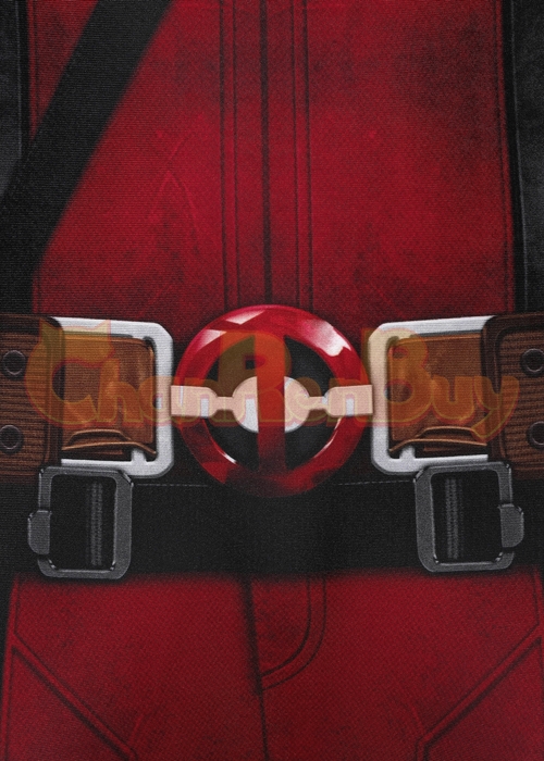 Deadpool Costume Cosplay Jumpsuit Kids Size-Chaorenbuy Cosplay
