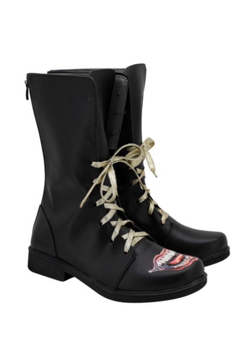 Joker Shoes The Suicide Squad Cosplay Boots Ver. 2-Chaorenbuy Cosplay