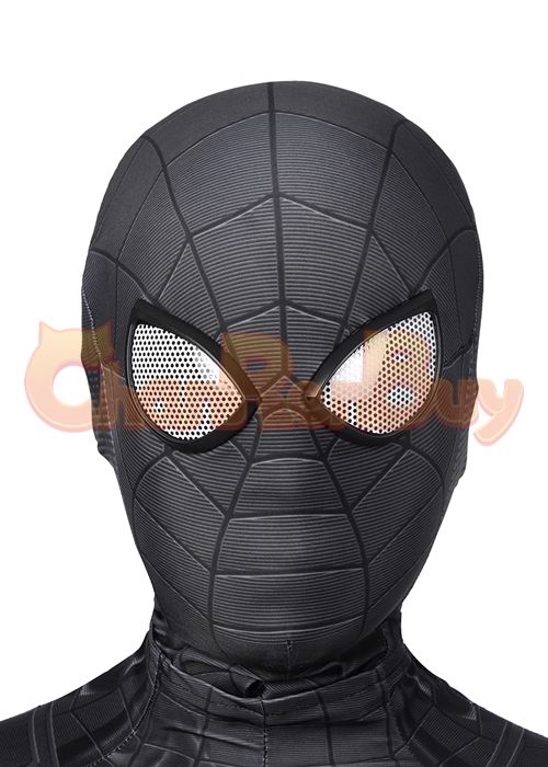 Marvel's Spider Man Miles Morales Costume Cosplay Venom Symbiote Suit Kid Size