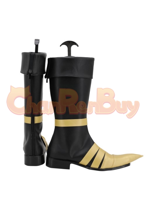 Vincent Valentine Shoes Final Fantasy VII  FF7 Dirge of Cerberus Cosplay Boots-Chaorenbuy Cosplay
