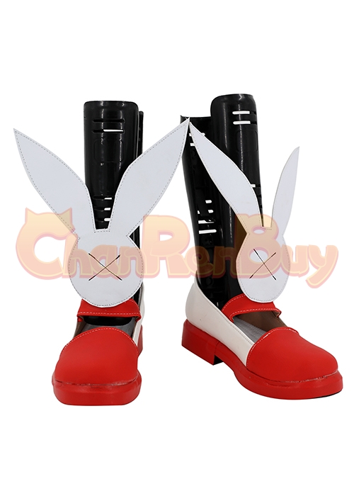 Tsukimi Yozora Shoes Colopl RUNE STORY White Cat Project Cosplay Boots-Chaorenbuy Cosplay