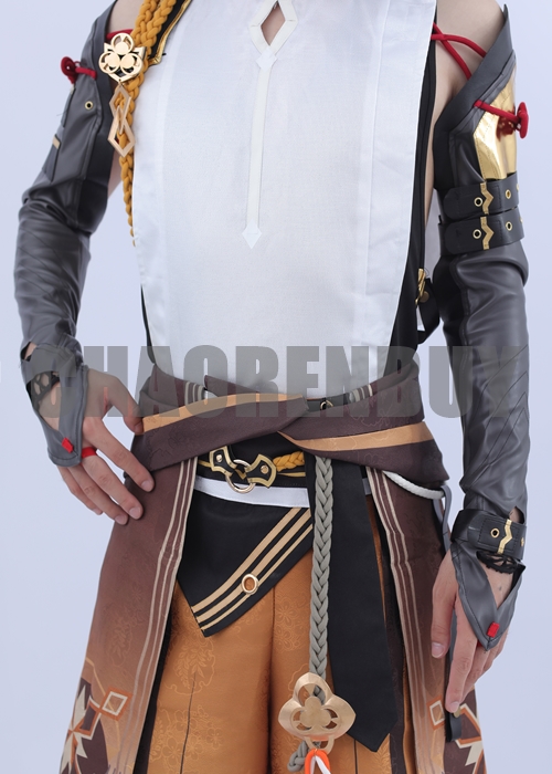 Genshin Impact Shikanoin Heizou Costume Cosplay Suit Wig Outfit-Chaorenbuy Cosplay