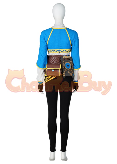 The Legend of Zelda Princess Zelda Costume Cosplay Suit with Cloak Breath of the Wild Outfit