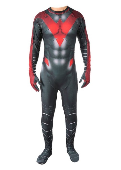 Nightwing Costume Cosplay Bodysuit Ver.4