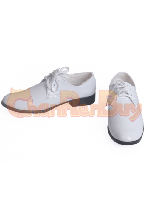 Shinobu Sengoku Shoes Ensemble Stars White Cosplay Boots