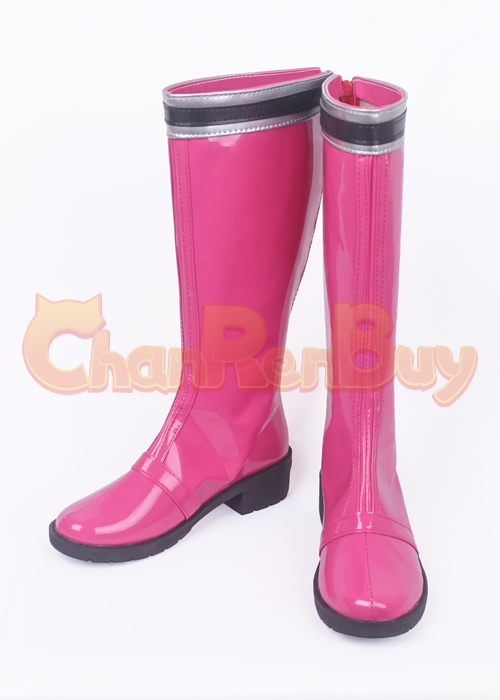 Da Pink Knight Shoes Tokusou Sentai Dekaranger Cosplay Boots