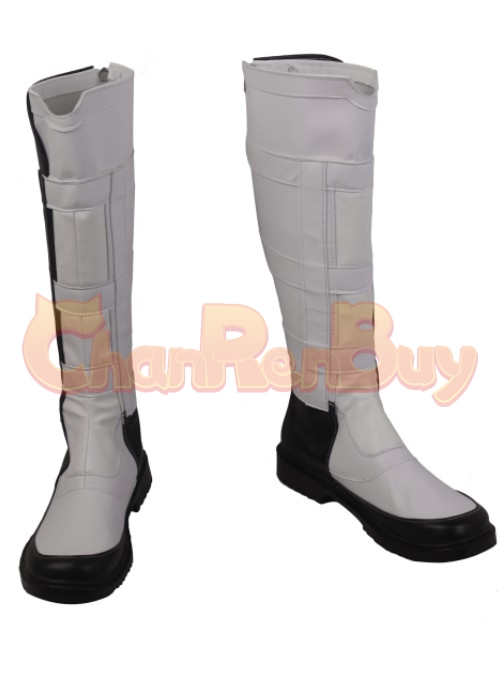 Quantum Realm Shoes Avengers Endgame Cosplay White Boots
