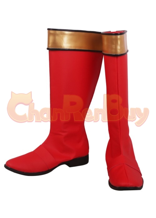 Gaorangers Red Shoes Power Rangers Wild Force Cole Evans Cosplay Boots