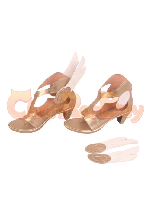 Mercy Shoes Angela Summer Skin Overwatch OW Cosplay Boots
