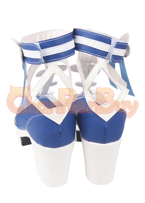 Barbara Shoes Genshin Impact Summertime Sparkle Cosplay Boots