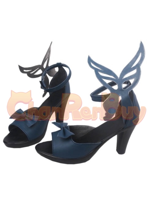 Keqing Orchid's Evening Gown Shoes Genshin Impact Cosplay Boots