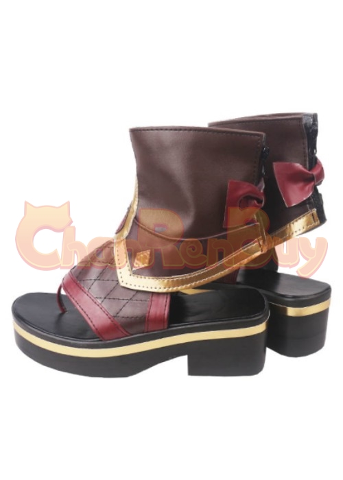 Kuki Shinobu Shoes Genshin Impact Cosplay Boots