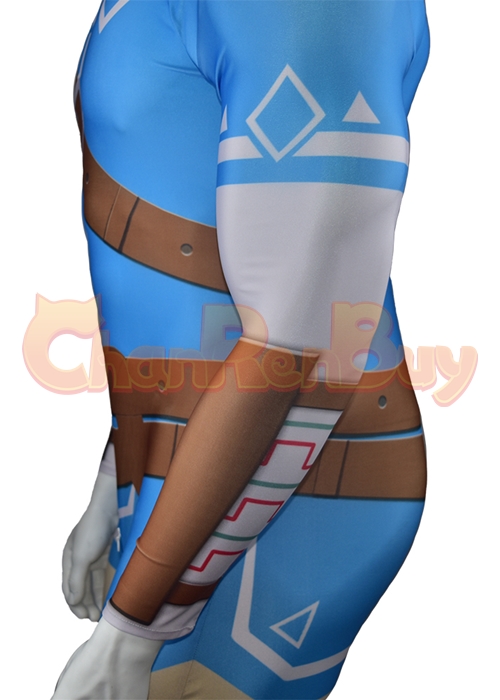 The Legend of Zelda Breath of the Wild Link Tunic Costume Cosplay Bodysuit