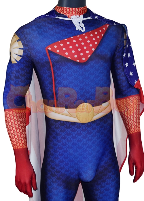 The Boys Homelander Costume Cosplay Bodysuit