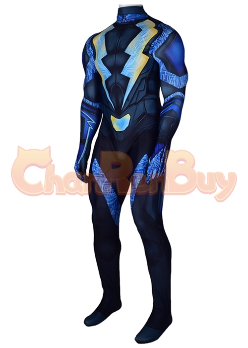 Black Lightning Costume Cosplay Bodysuit