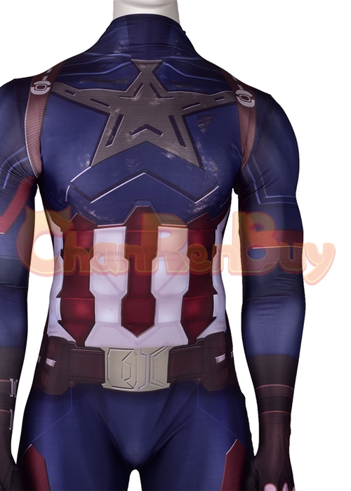 Avengers Infinity War Captain America Costume Cosplay Bodysuit