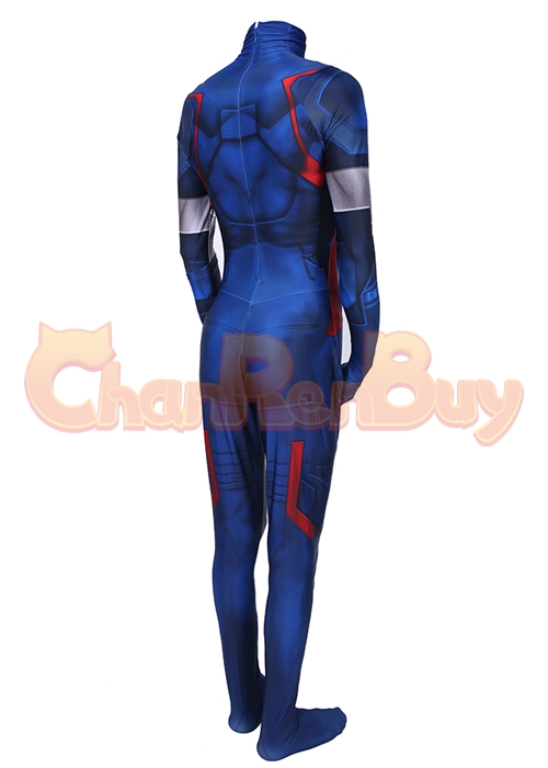 Avengers Endgame Captain America Costume Cosplay Bodysuit