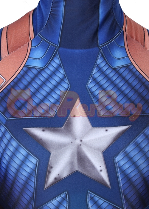 Avengers Endgame Captain America Costume Cosplay Bodysuit Ver.2