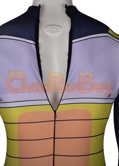 Dragon Ball Fighter Z Super Saiyan Vegeta Costume Cosplay Black Bodysuit