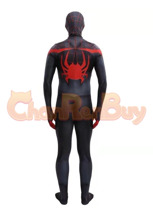 Spider Man Into the Spider Verse Miles Morales Costume Cosplay Bodysuit