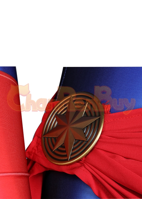 Avengers Endgame Captain Marvel Costume Carol Danvers Cosplay Bodysuit