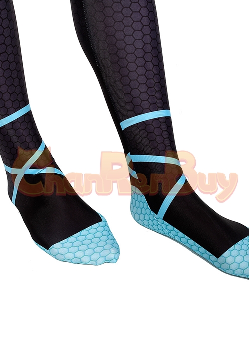 Spider Man Into The Verse Spider Gwen Stacy Costume Cosplay Bodysuit