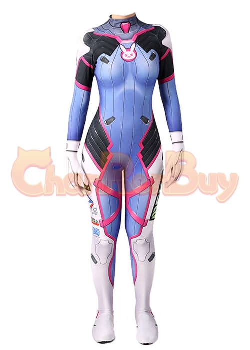 Overwatch DVA Costume SOMBRA MERCY Dynasty 2 Cosplay Bodysuit