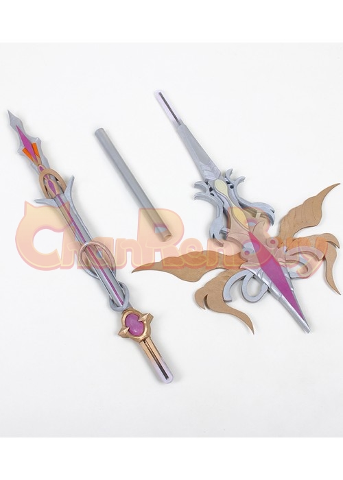 Granblue Fantasy GBF Tikoh Aesculapius Staff Cosplay Prop