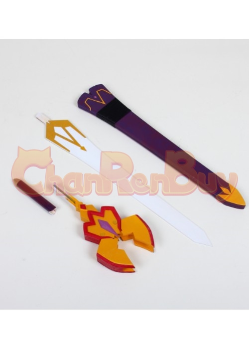 Undefeated Bahamut Chronicle Lisesharte Atismata Sword Cosplay Prop