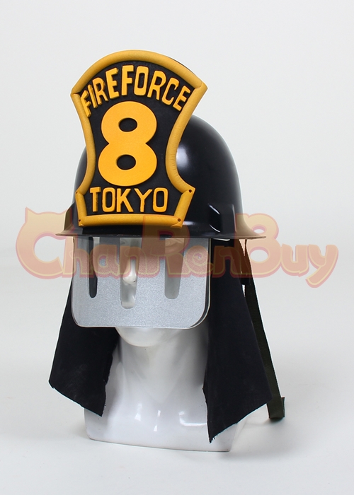 Fire Force Akitaru Obi Helmet Cosplay Prop