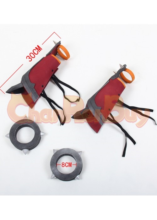 Genshin Impact Arataki Itto Gauntlet Gloves Cosplay Prop