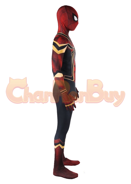 Avengers Infinity War Peter Parker Iron Spider Man Suit Cosplay Bodysuit